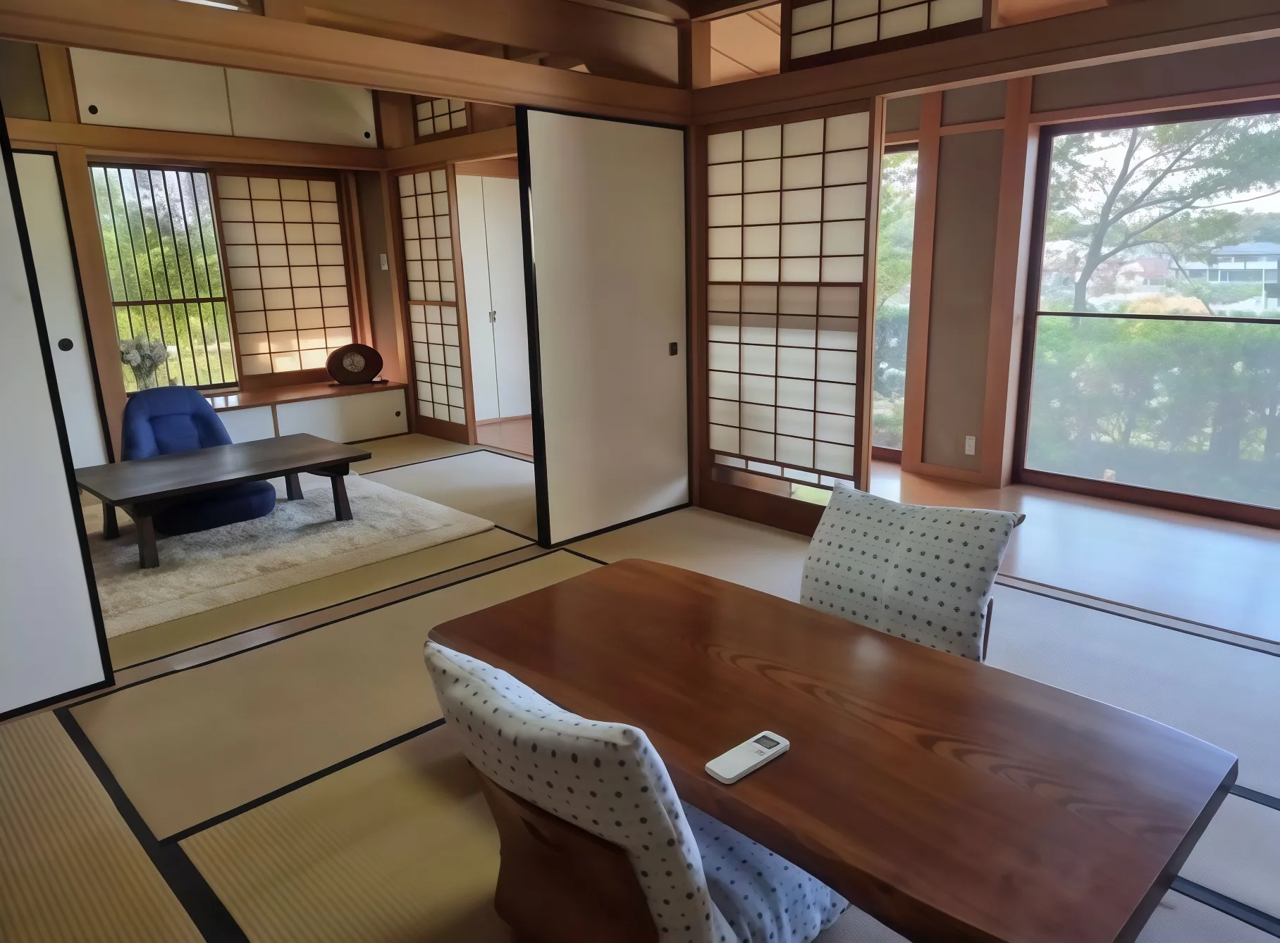 鎌倉山趣ある日本家屋の和室