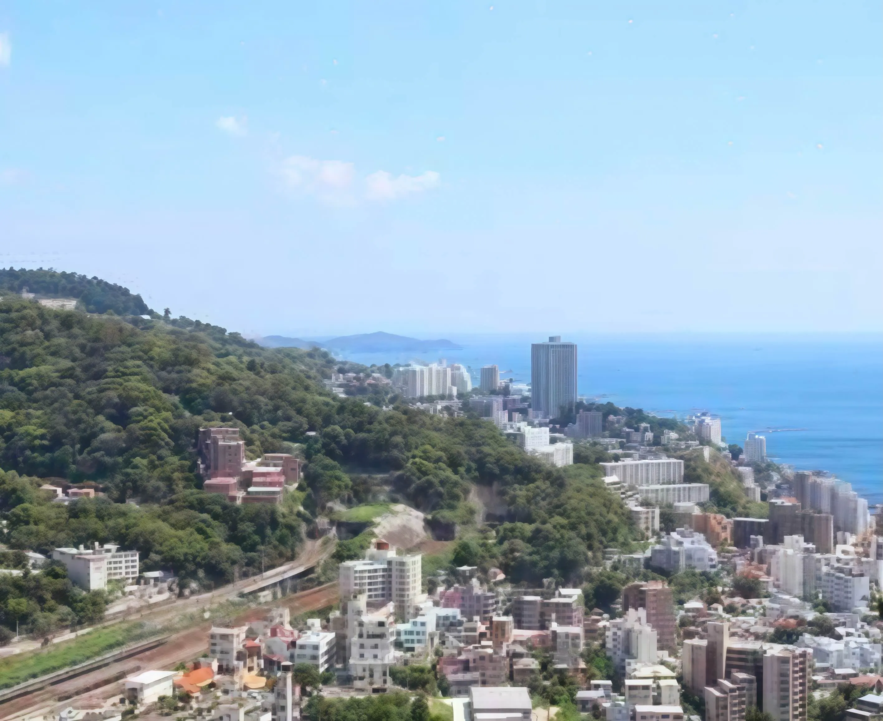 熱海梅園分譲地売地の眺望(海と街並み)