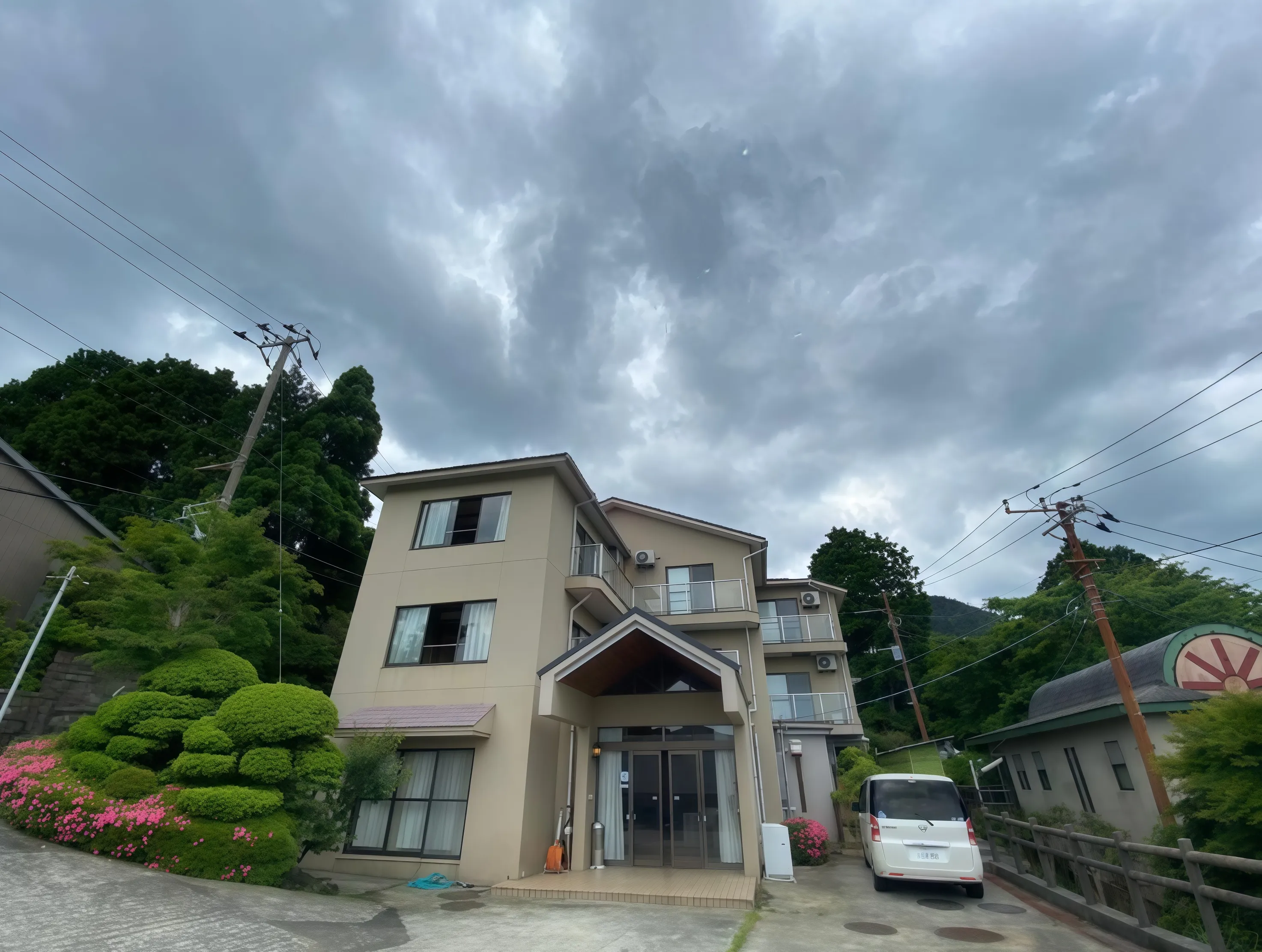 箱根強羅運営中旅館の外観(全体)