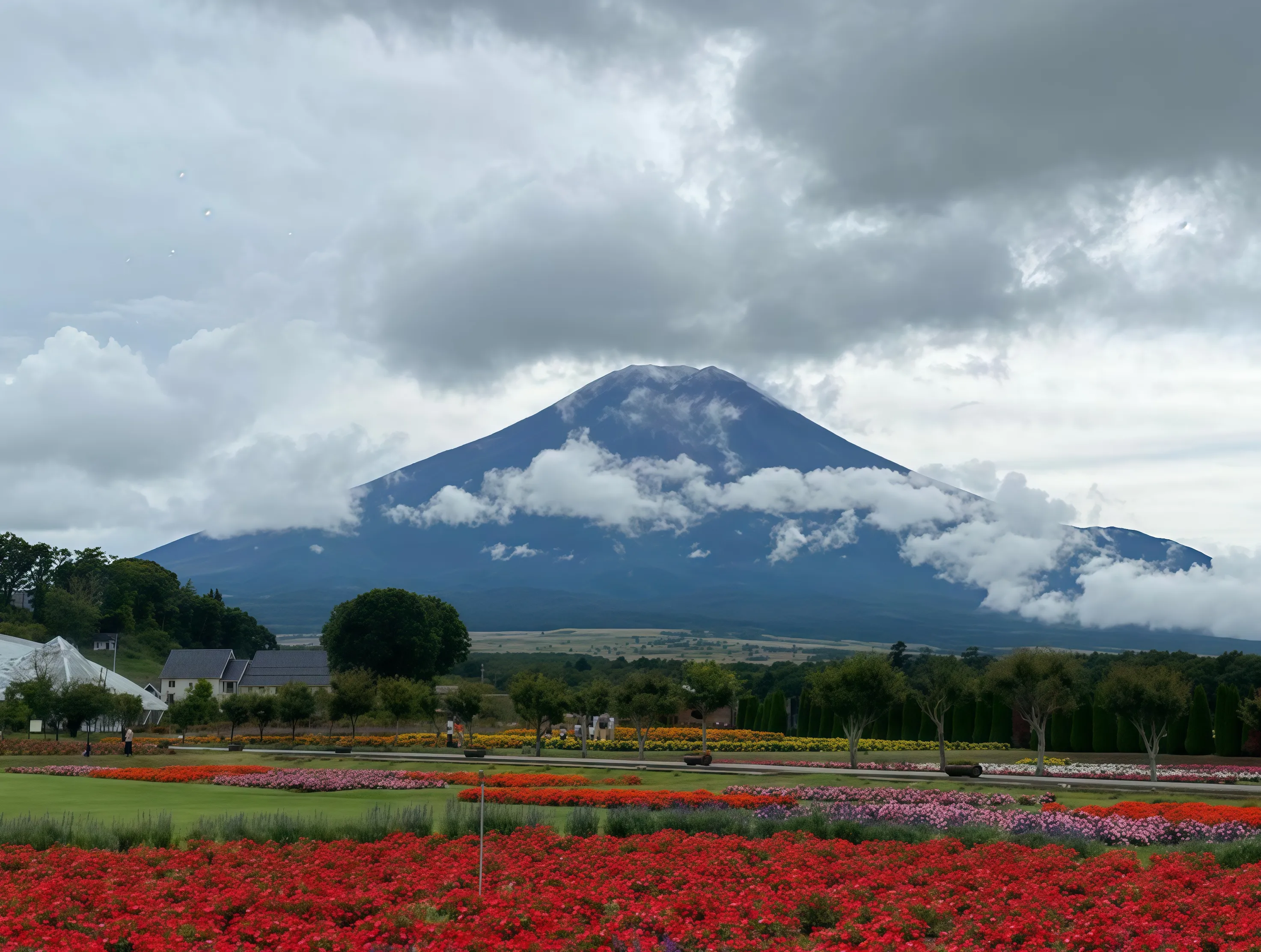箱根強羅運営中旅館の周辺環境(富士山)