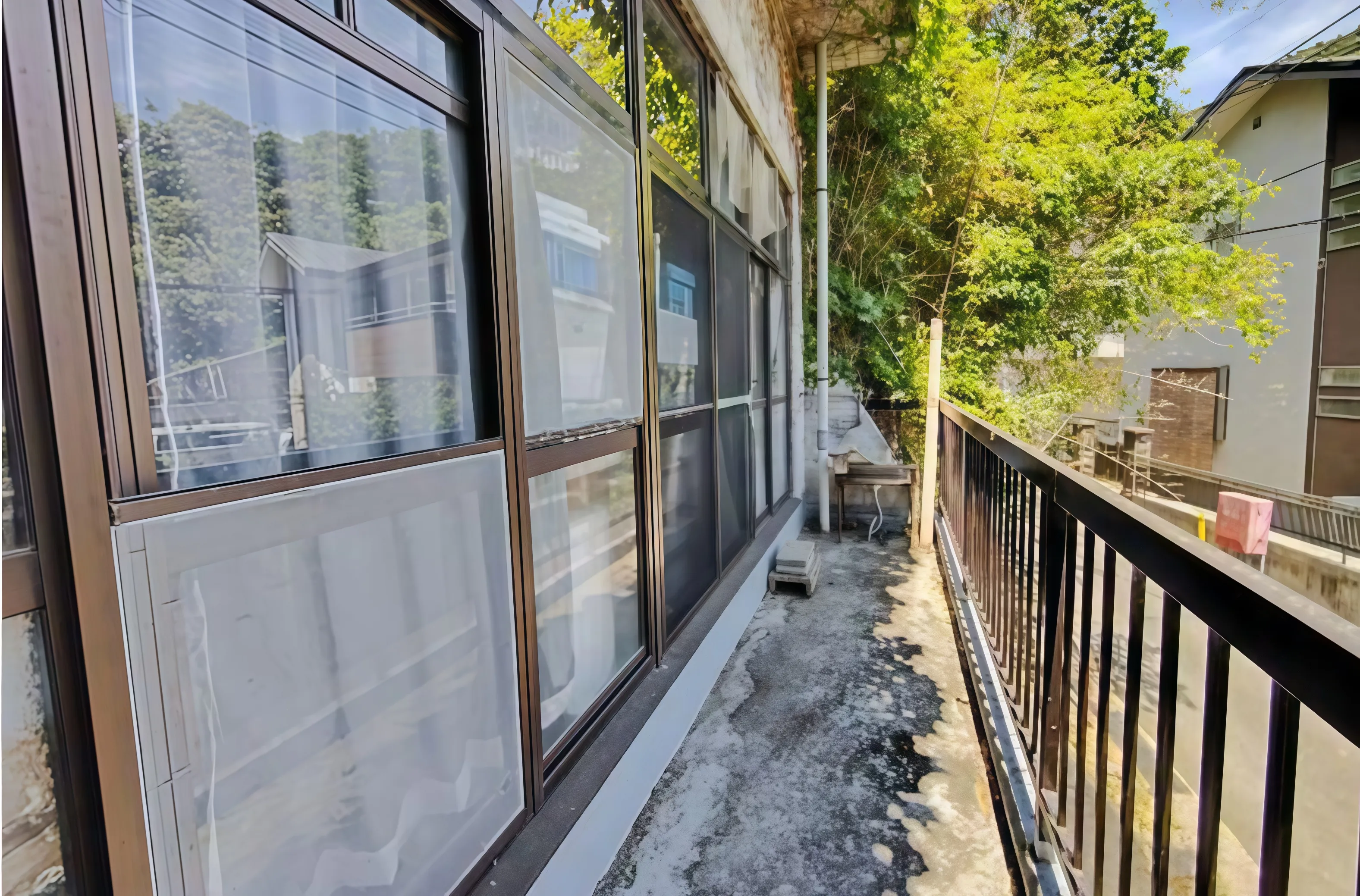 熱海市緑ヶ丘町古屋付売地のバルコニー