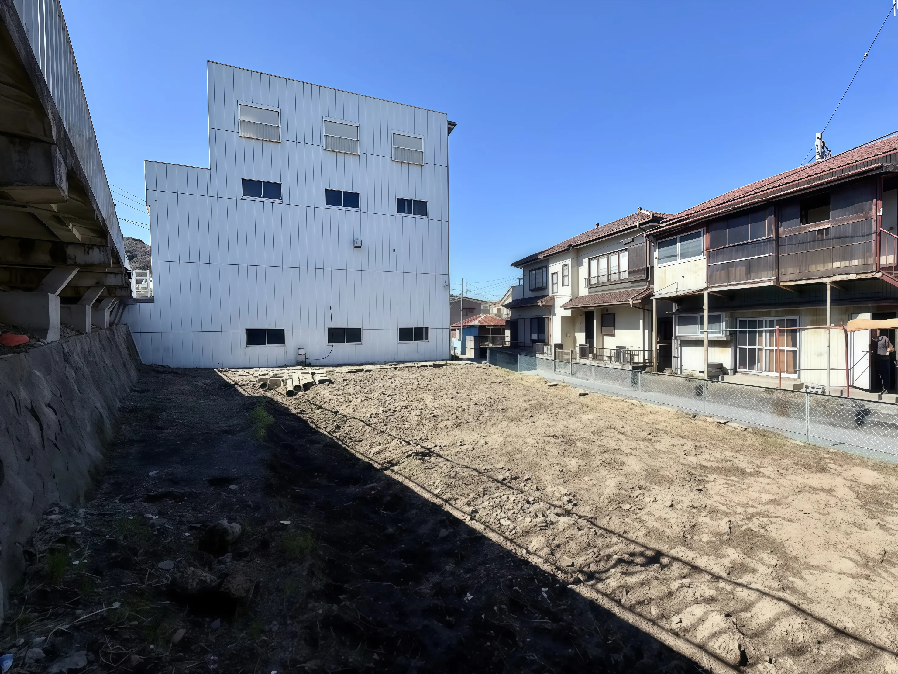 富津市湊多用途中古戸建の敷地