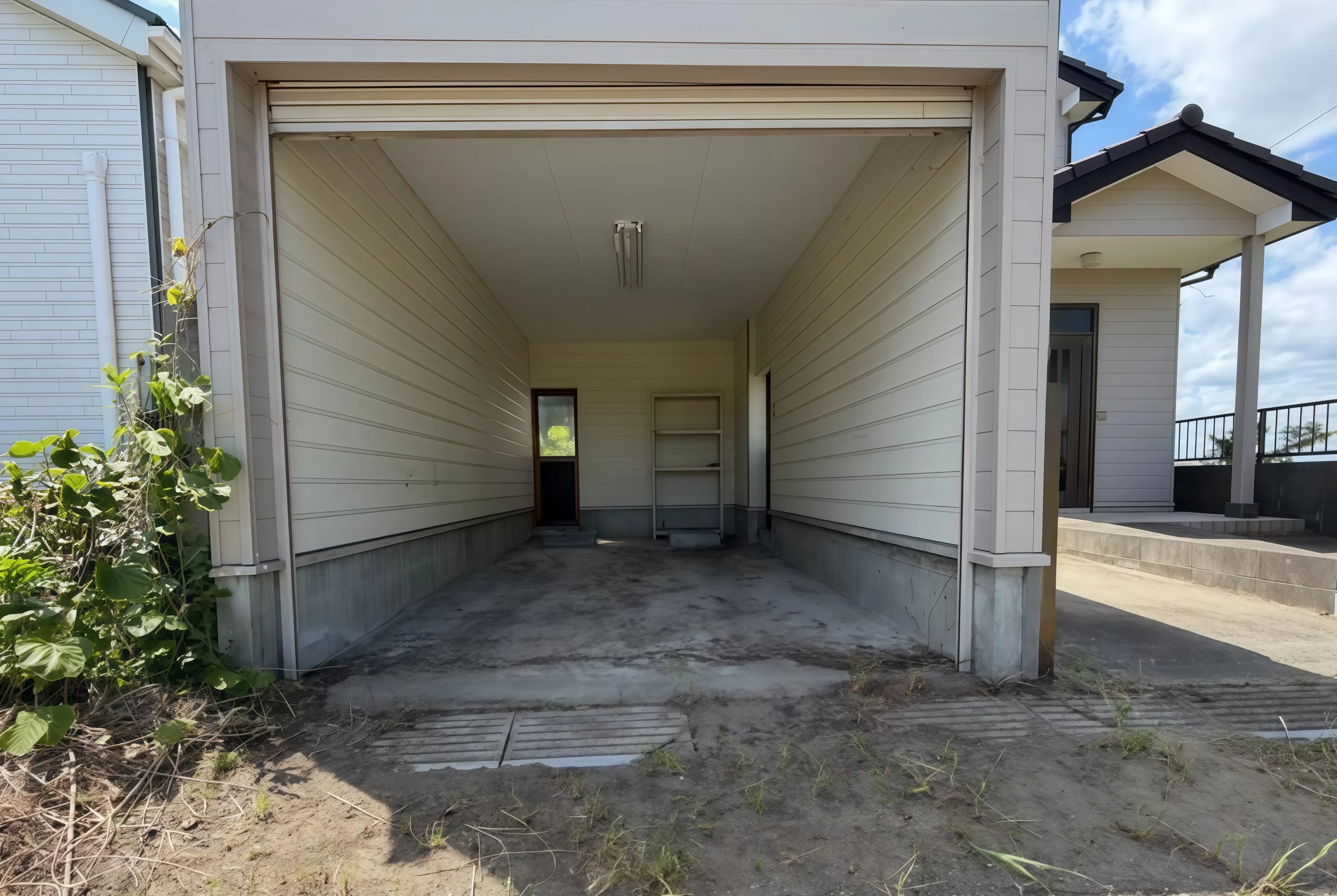 白子町古所海近中古戸建のガレージ