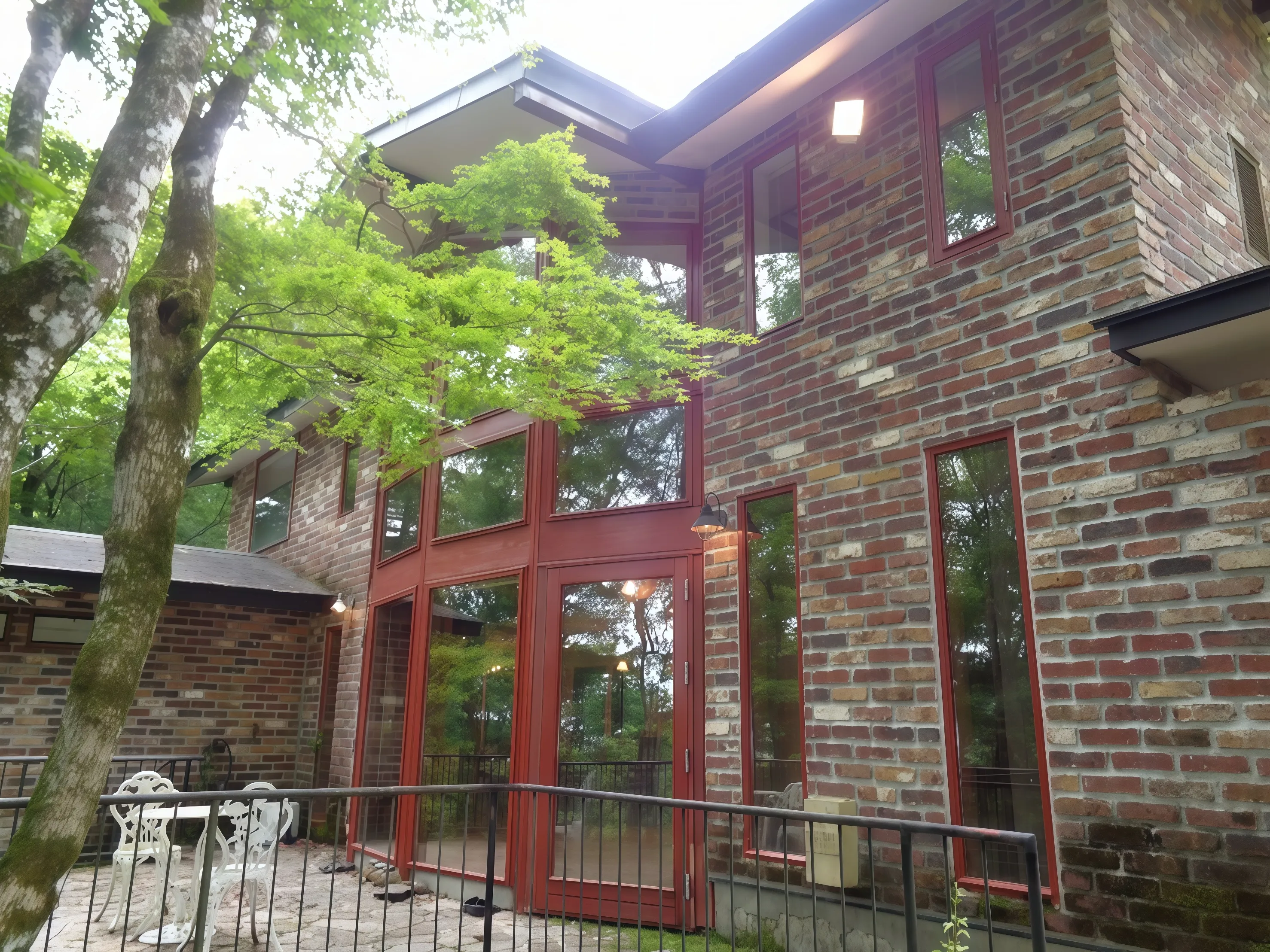 箱根仙石原暖炉付山荘の外観(2)