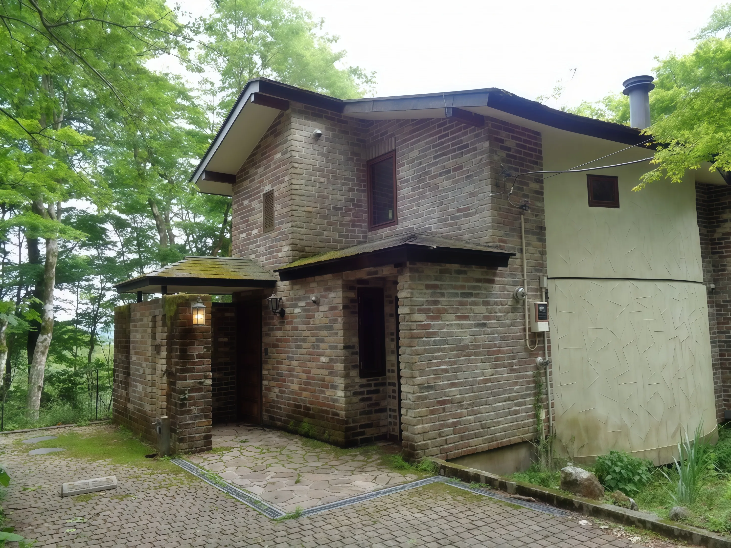箱根仙石原暖炉付山荘の外観(3)