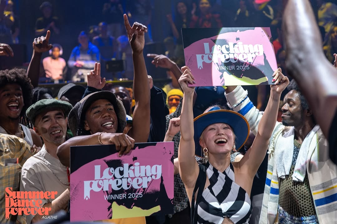 WINNERS LOCKING FOREVER 2025: JOSHUA & LOCKER ZEE @joshuamarkiet & @locker.zee 
🔒

📷: @agathe.theshots & @sjoerdderine 

#lockingforever #summerdanceforever #lockingdance #dancebattle