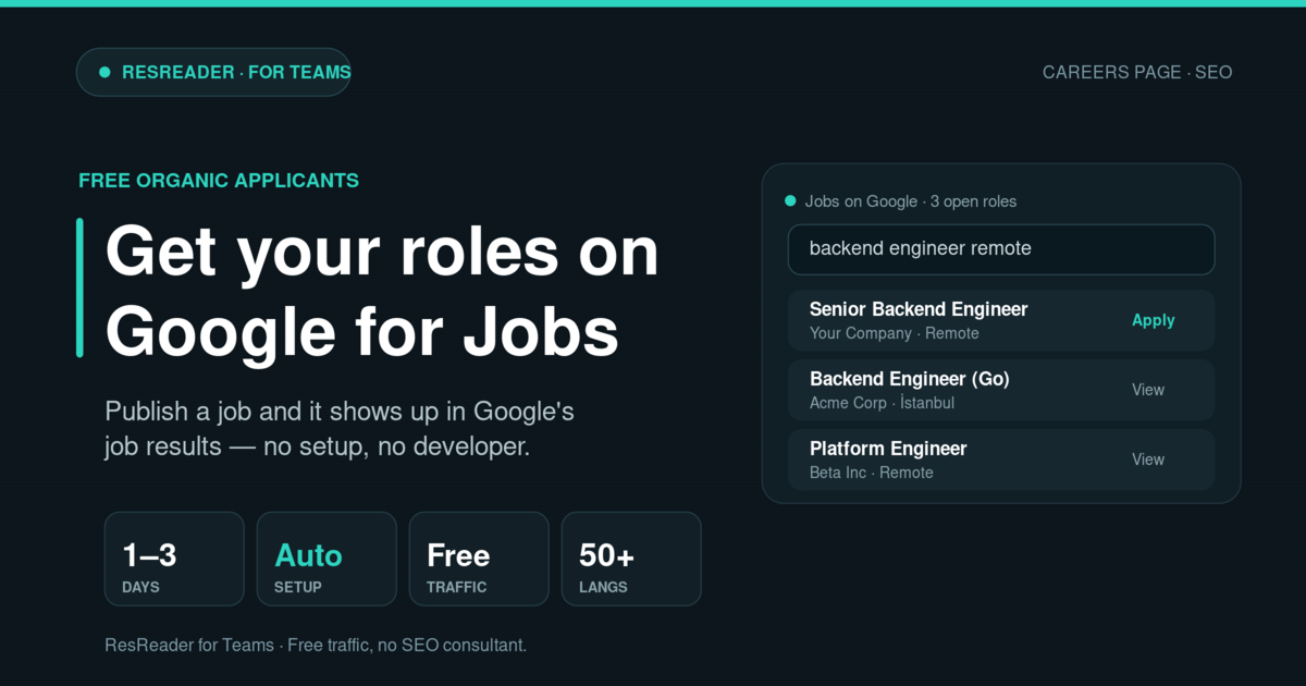 Kaip gauti skelbimus „Google for Jobs“ (be techninio diegimo)