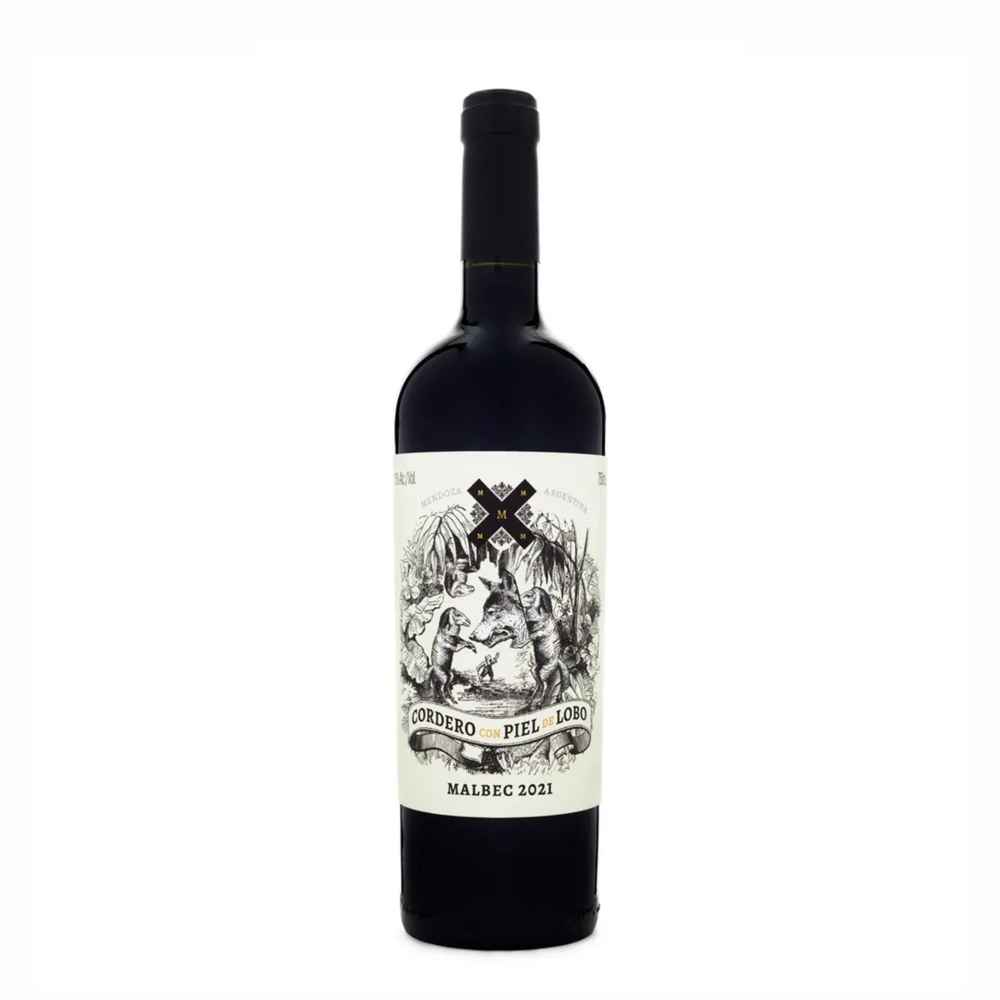 Malbec lamb with wolf skin