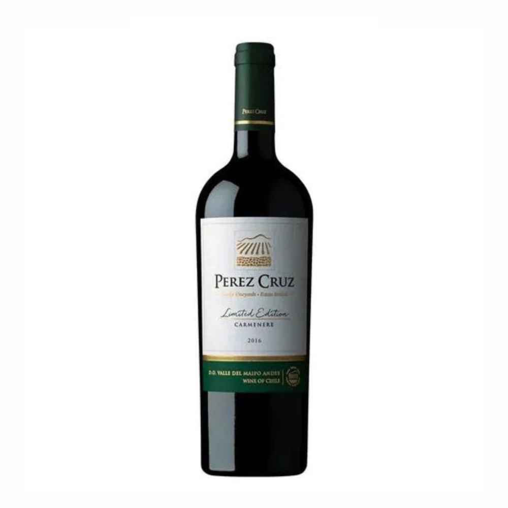 Chilean red wine Perez Cruz limited edition carménère