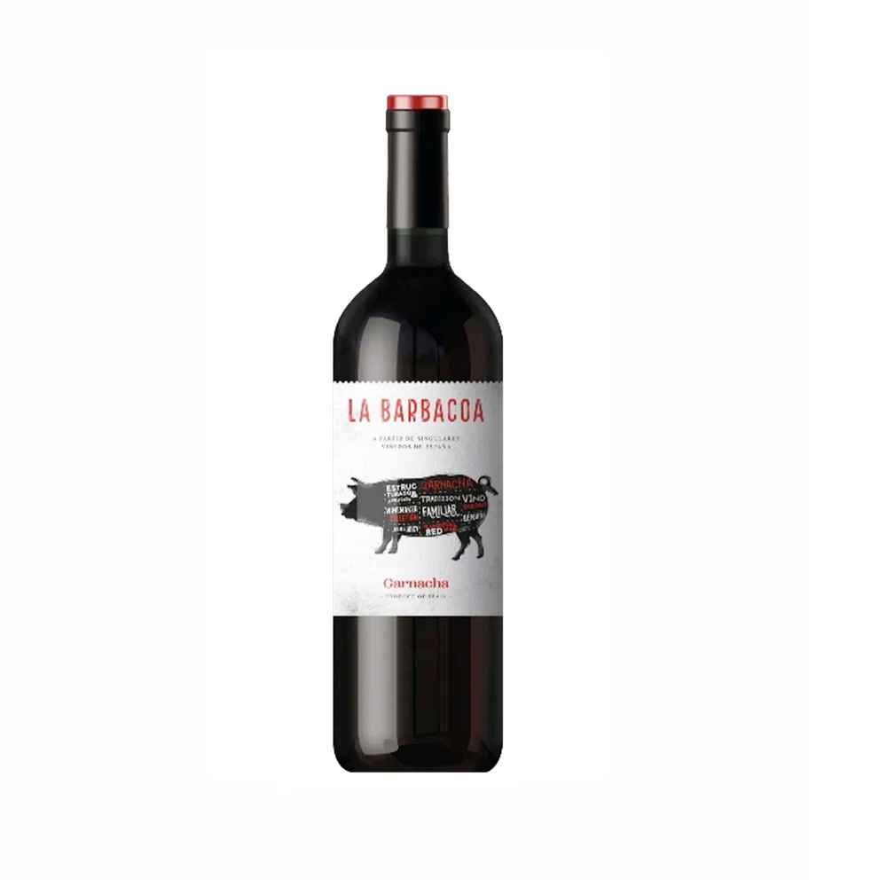 Spanish red wine La Barbacoa Garnacha