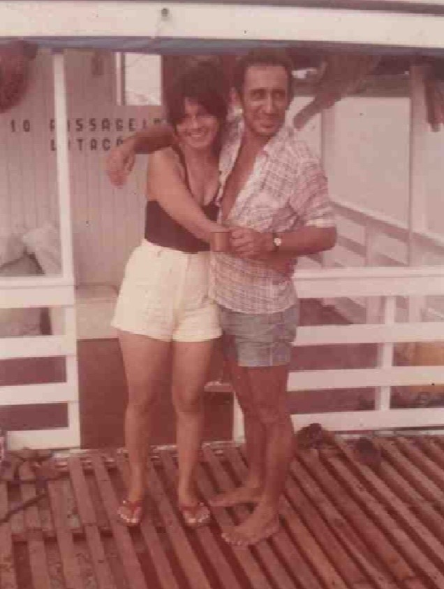 Foto dos fundadores do restaurante amazonas peixaria