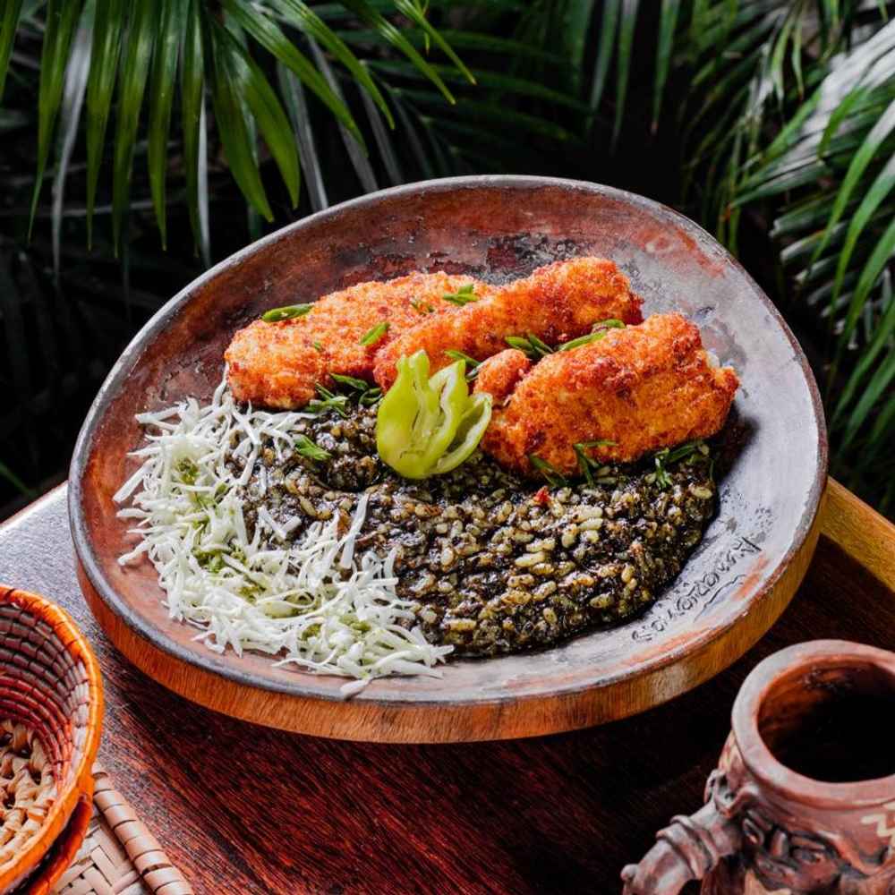 Filhote breaded with local bread