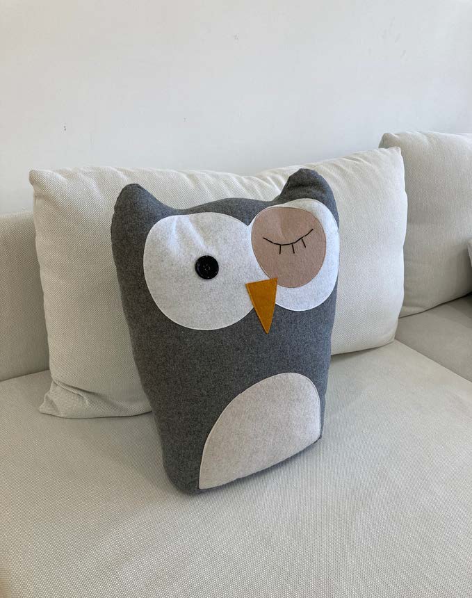 부엉이 쿠션