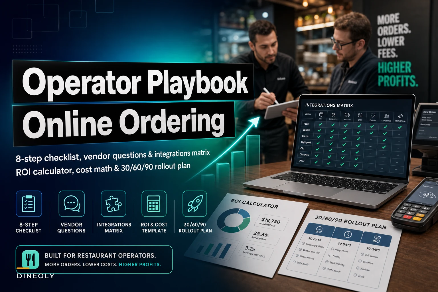 How to choose and implement online restaurant ordering software: an operator's 8‑step checklist, integration matrix and ROI template