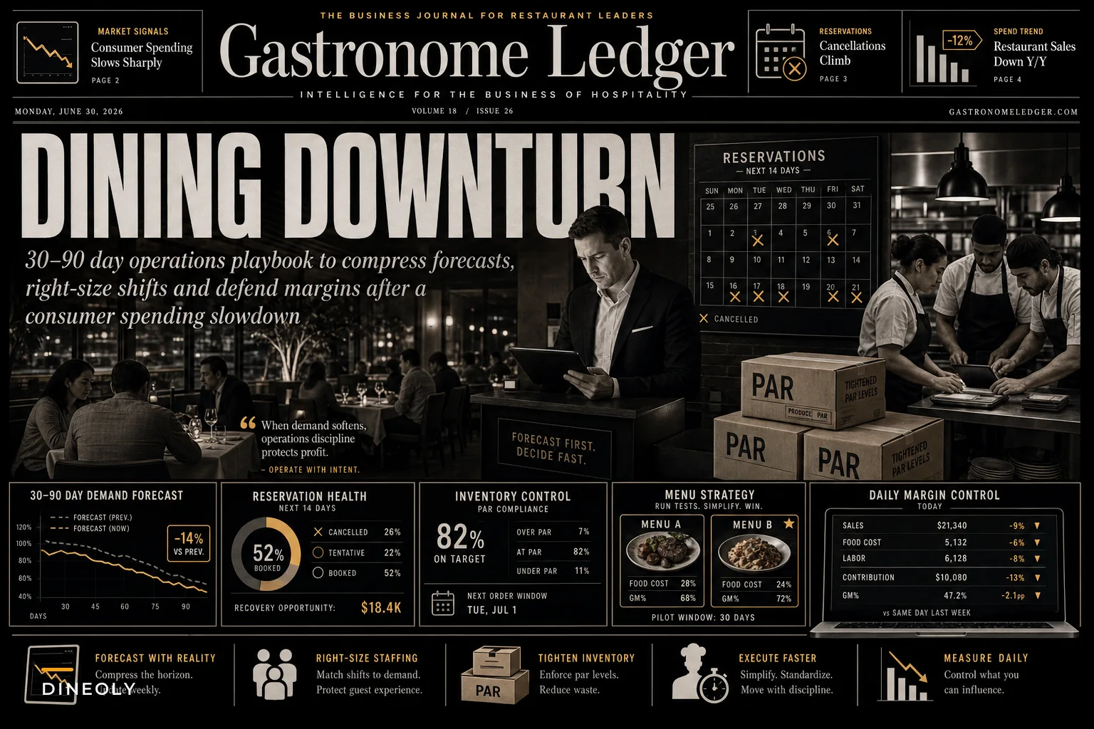 When Consumer Spending Slows: An Operations Checklist to Right-Size Staffing, Inventory and Pricing