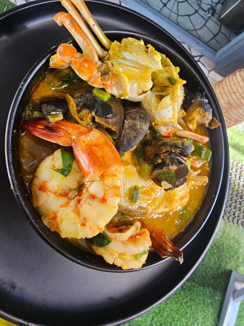 Seafood peppersoup