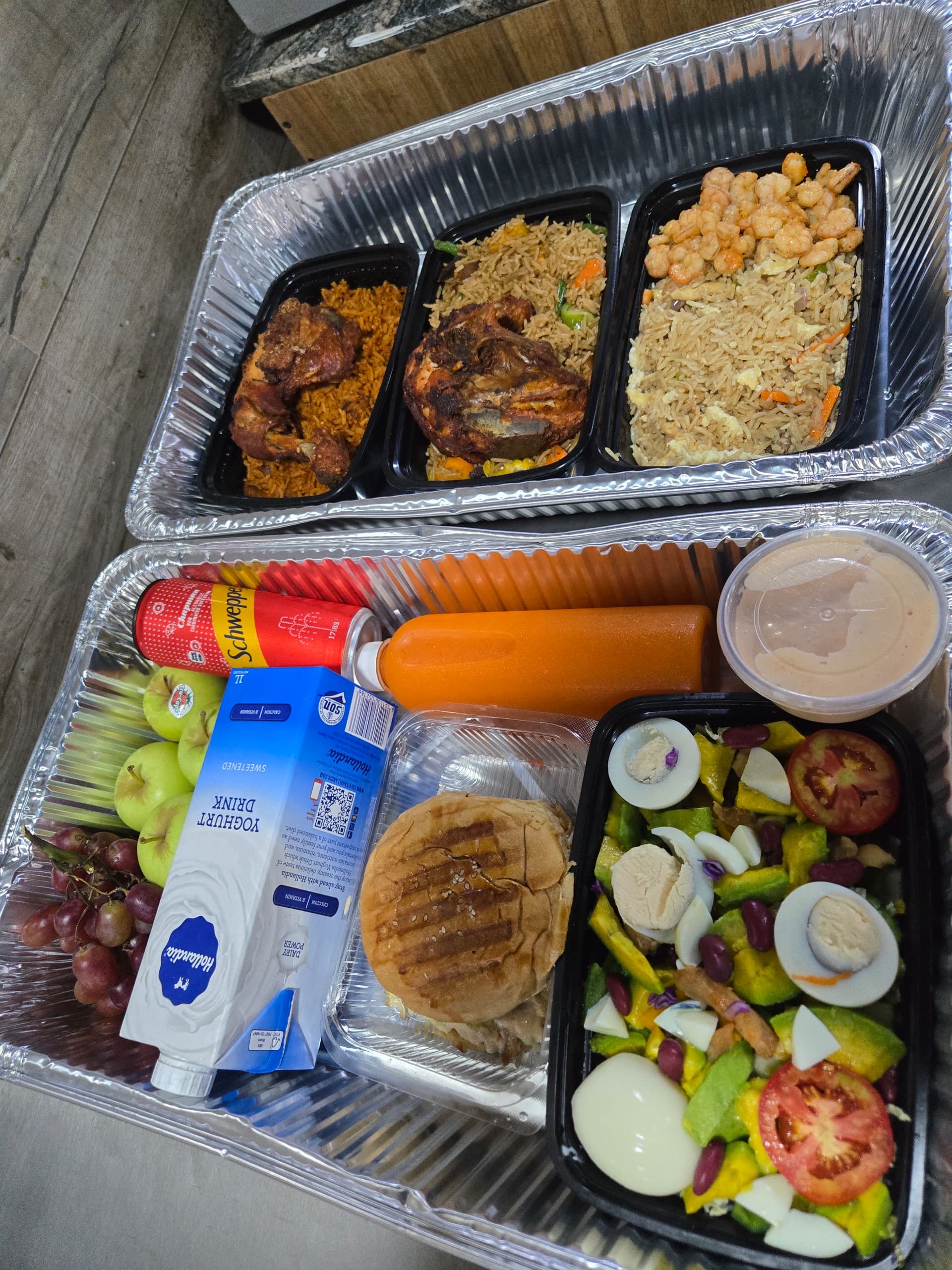 Tasty menu royal lunch platter