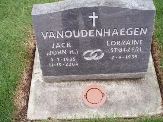John "Jack" Harold Vanoudenhaegen