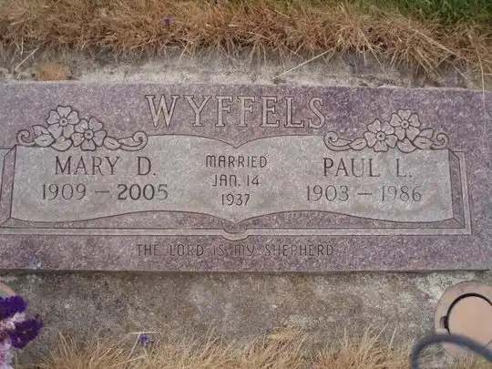 Mary Dorothy Wyffels (Spiesschaert)