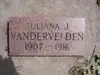 Juliana J Vandervelden