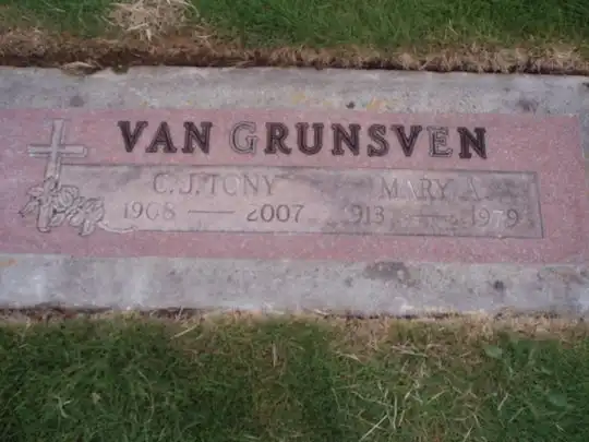 Mary A Vangrunsven