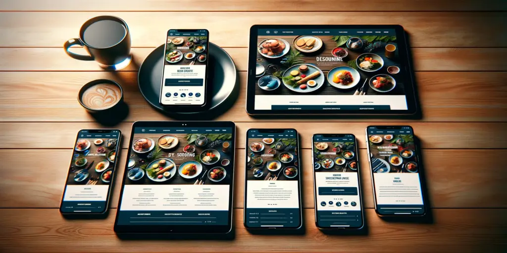 Responsive restaurant website