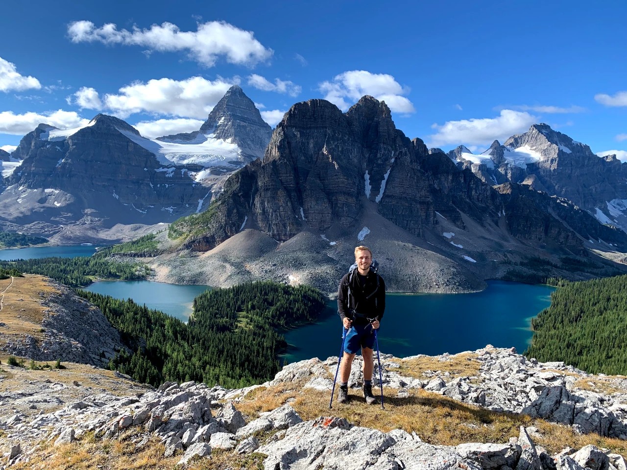 Jeremy on a mountain