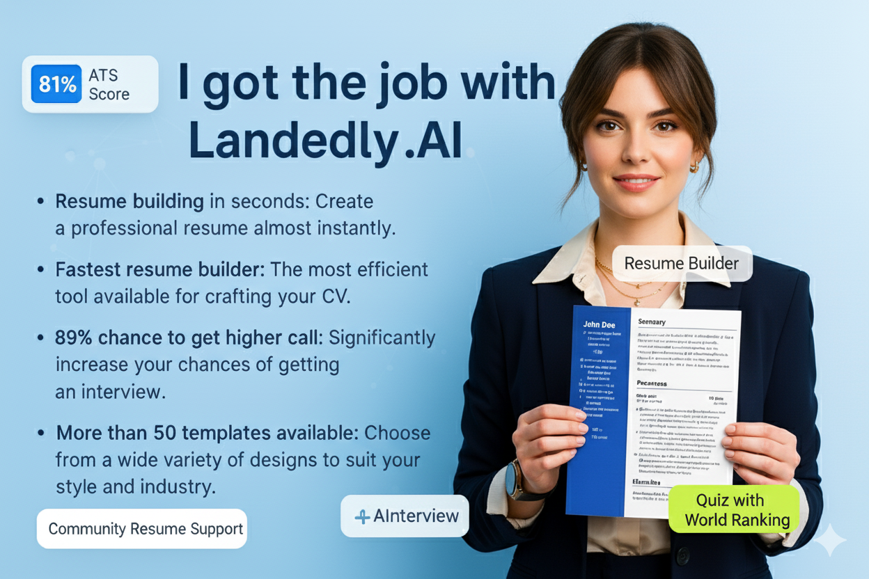 AI analyzing a resume and job description