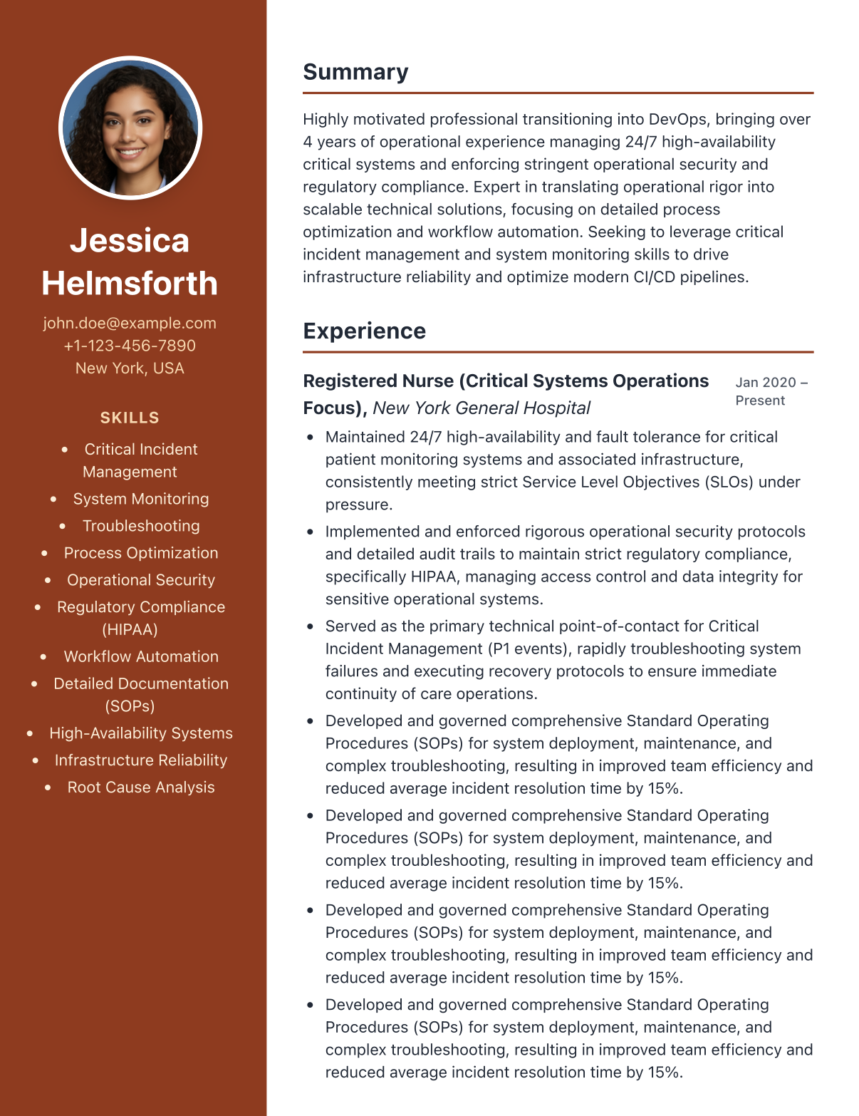 Orange Sidebar (Image)