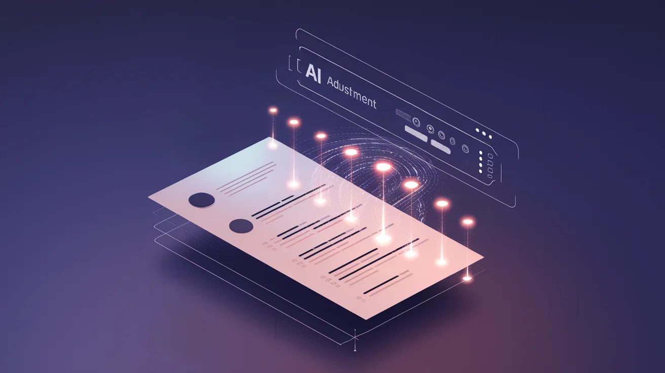 Real-time AI resume optimization