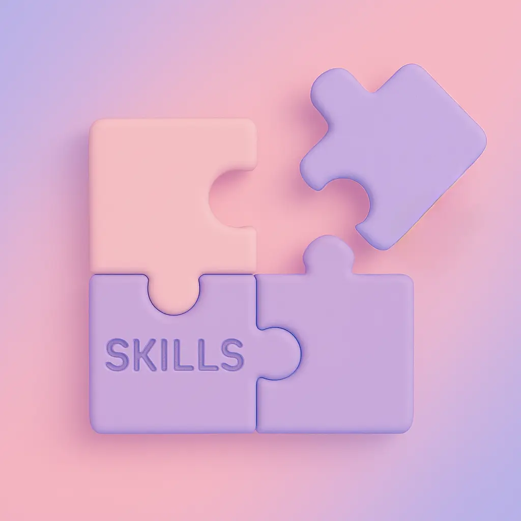Chart showing skill gap analysis.
