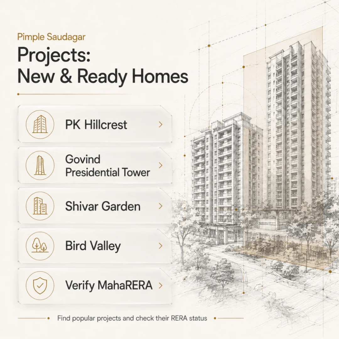 New Launch & Ready Projects in Pimple Saudagar