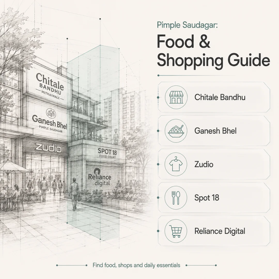 Lifestyle, Food & Shopping in Pimple Saudagar