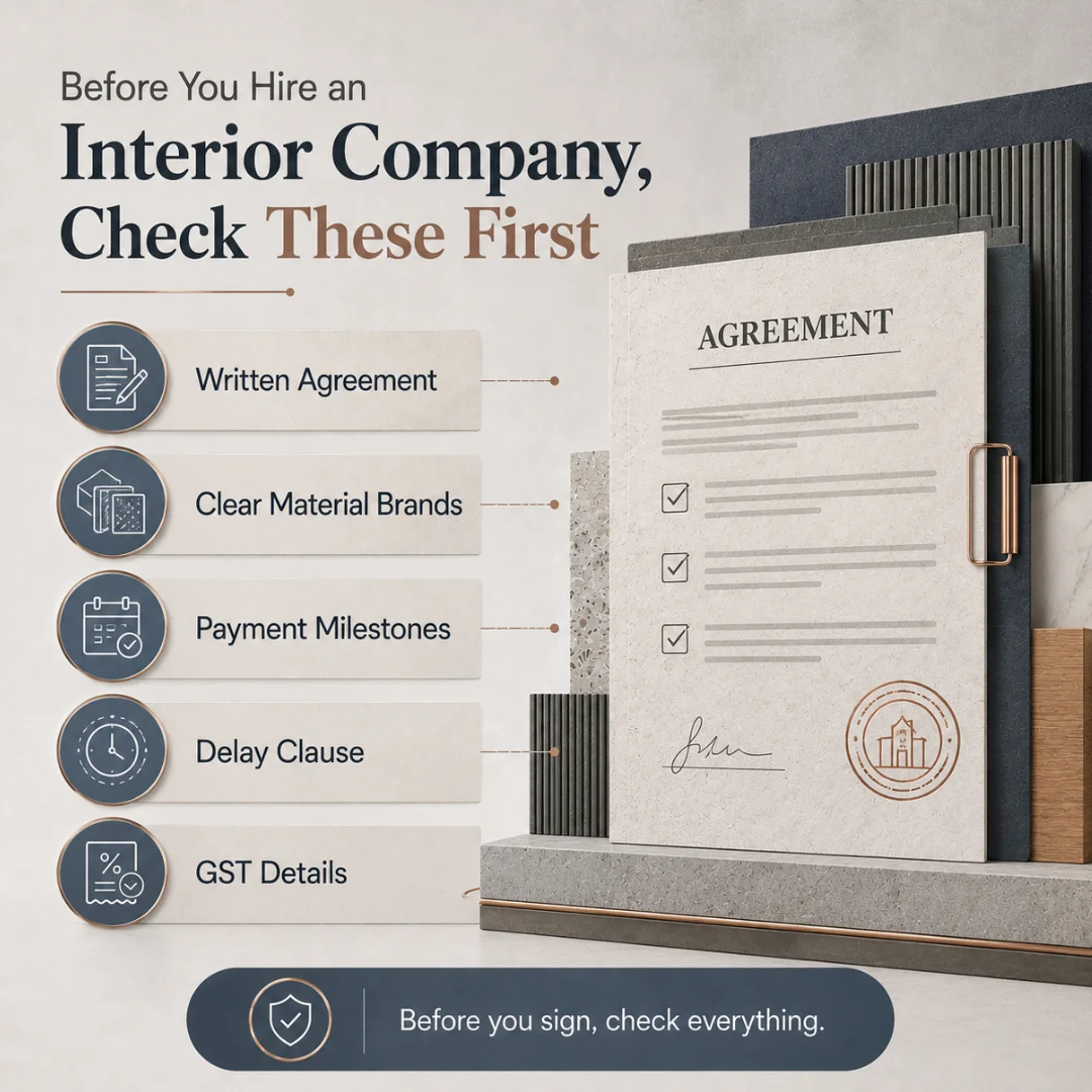Legal and Financial Checklist Before Hiring an Interior Contractor