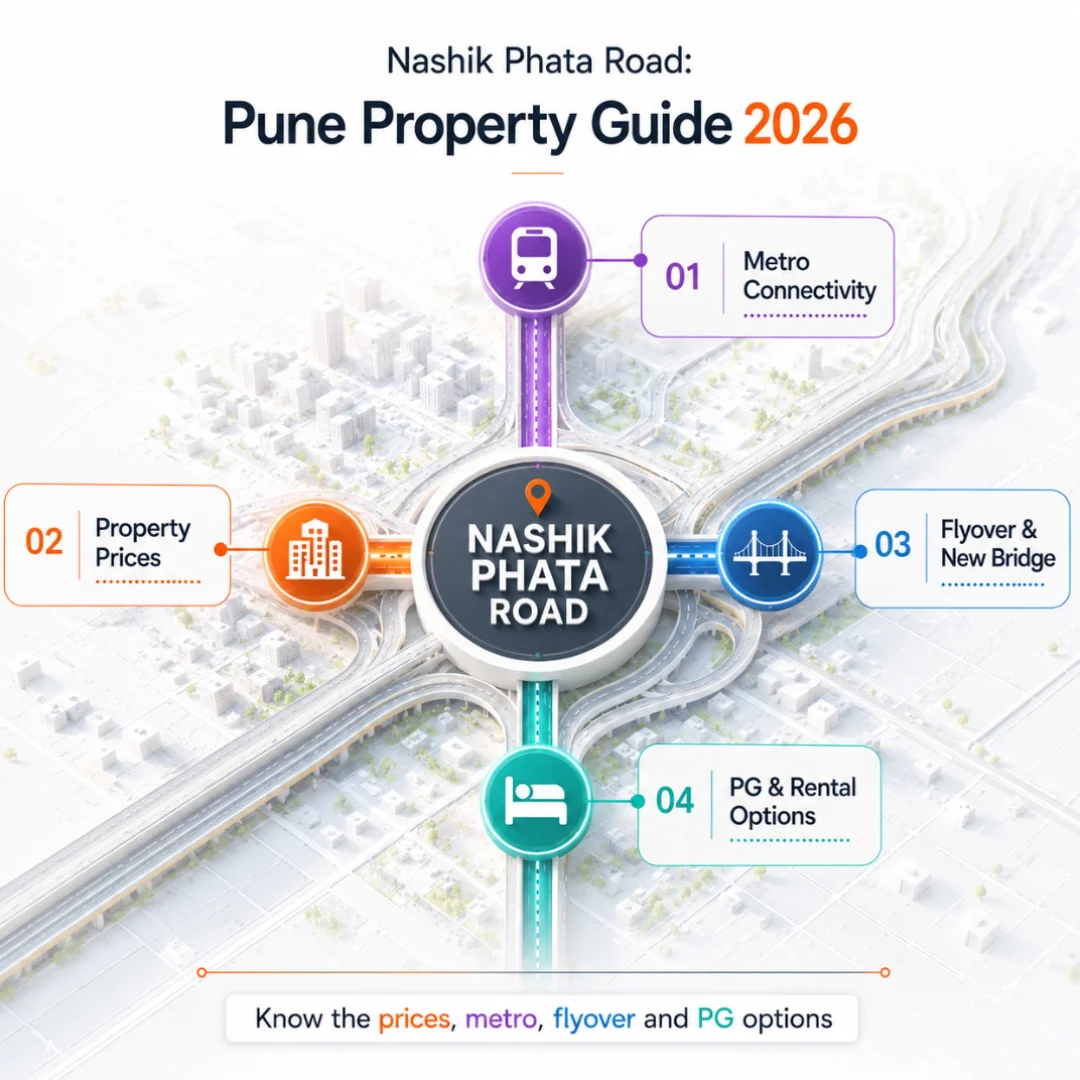 Nashik Phata Road Property Guide: Prices, Metro, Flyover & PG Options in Pune