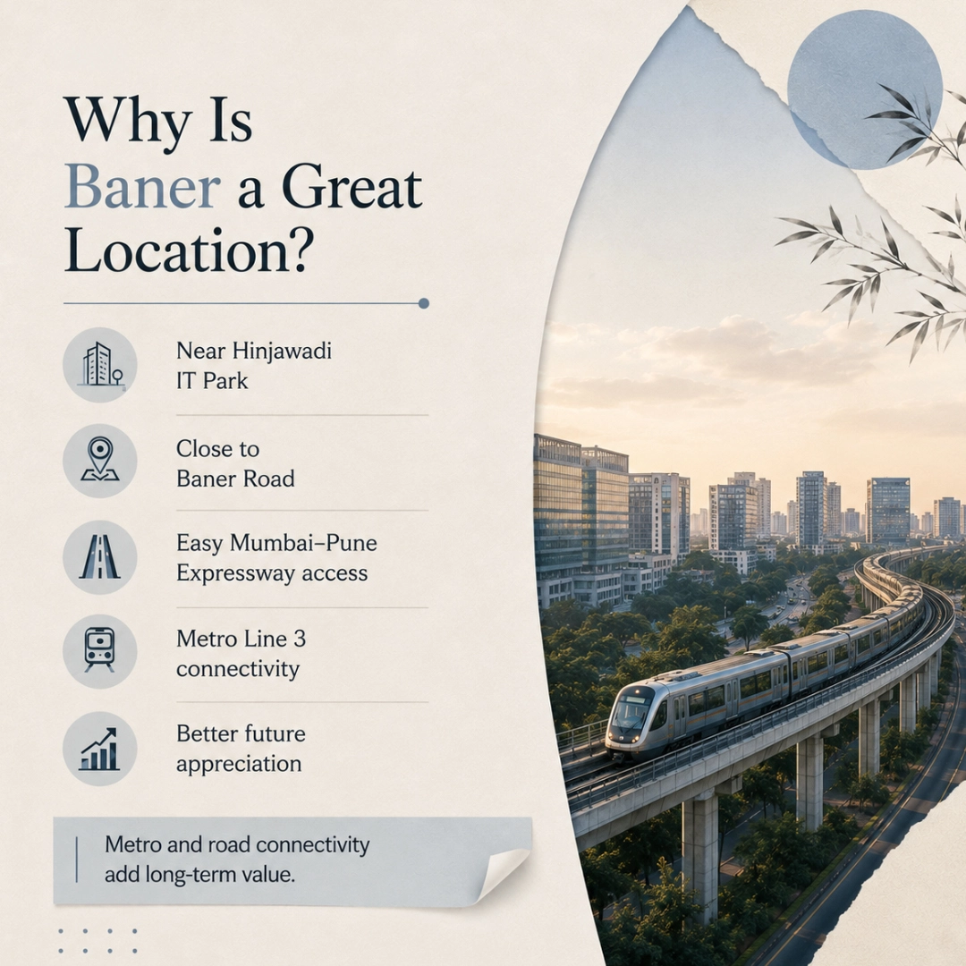 Connectivity & Metro: Why Baner’s Location Matters