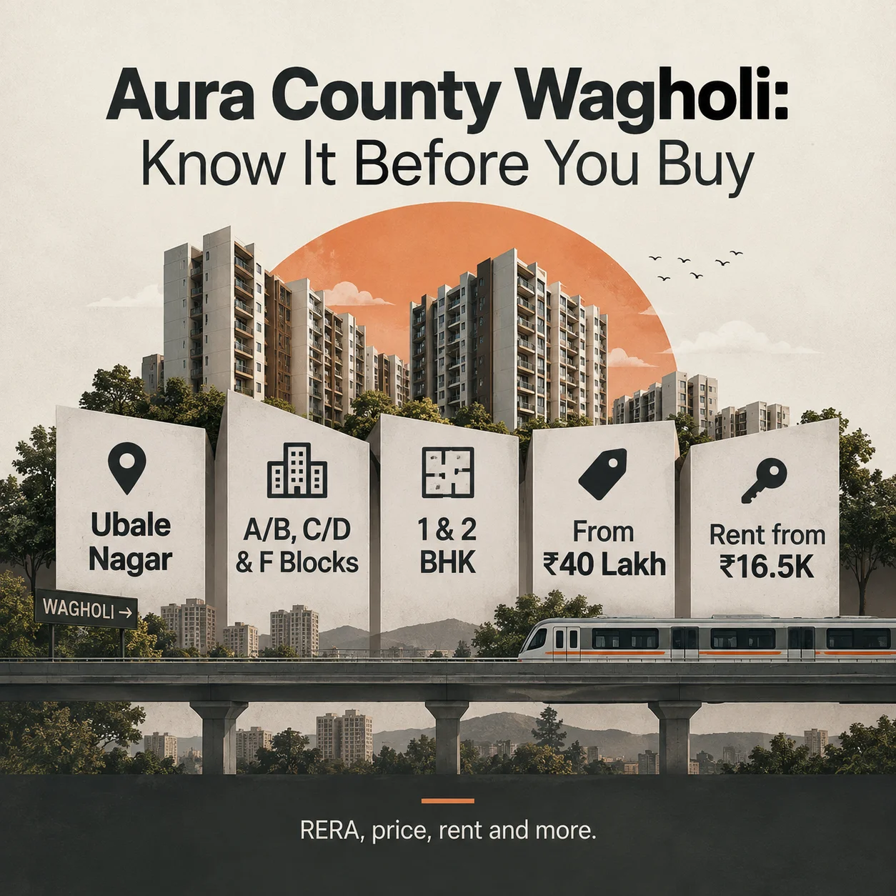Aura County Wagholi: The Complete Guide to Blocks, RERA Numbers and Prices