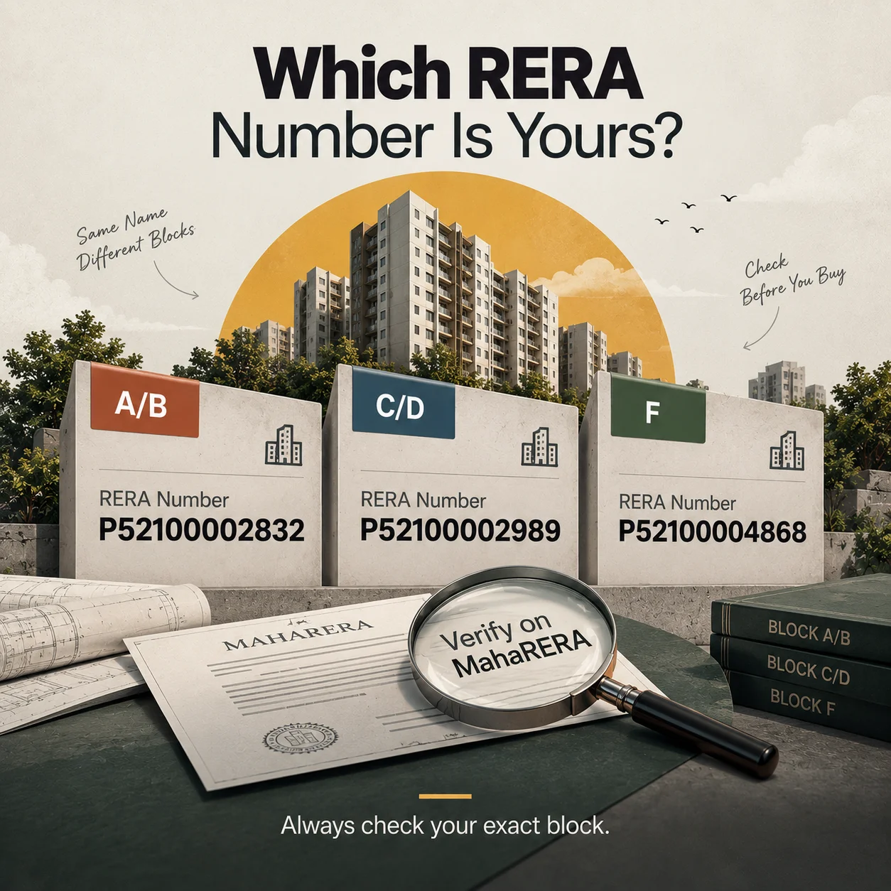 RERA Numbers & Builder Identity