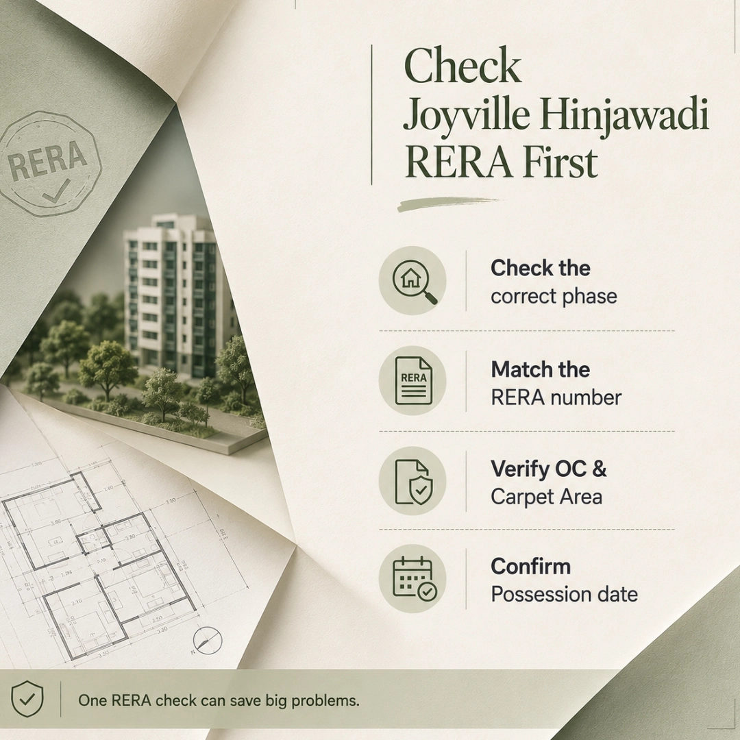 Joyville Hinjewadi RERA Number & Legal Verification