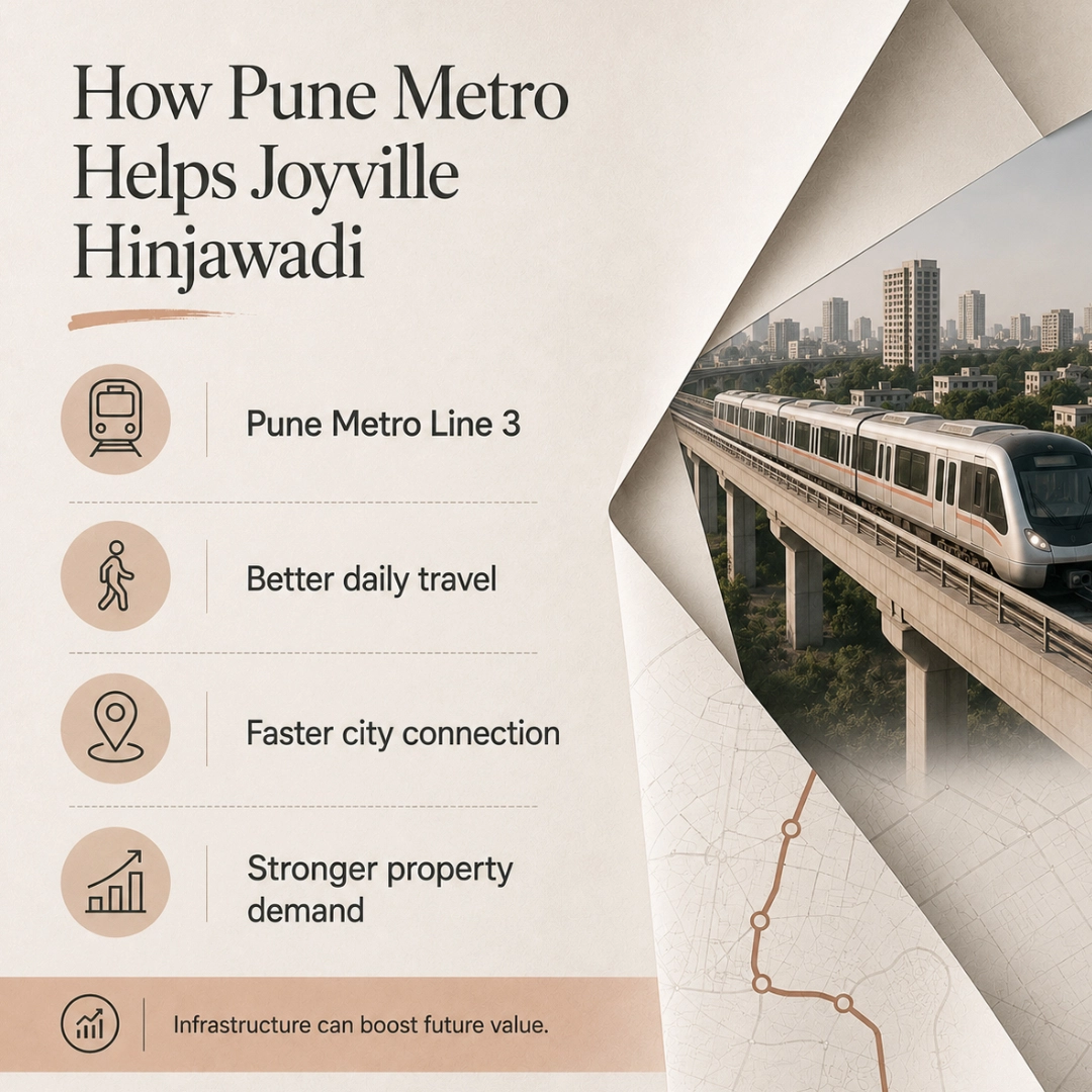 Pune Metro Line 3 Hinjawadi & Infrastructure Around Joyville