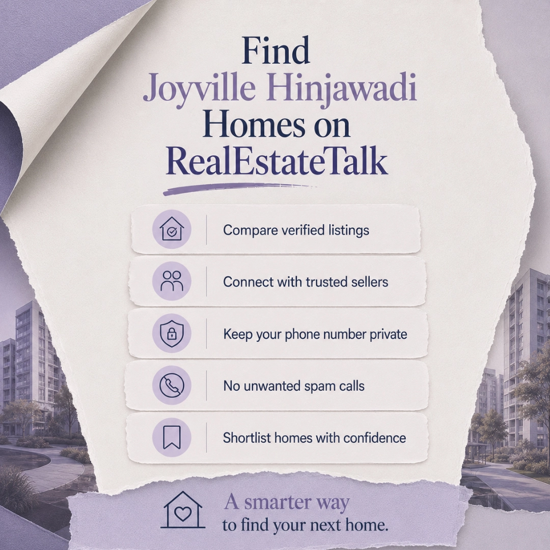 How to Use RealEstate Talk to Shortlist Joyville Hinjawadi Options