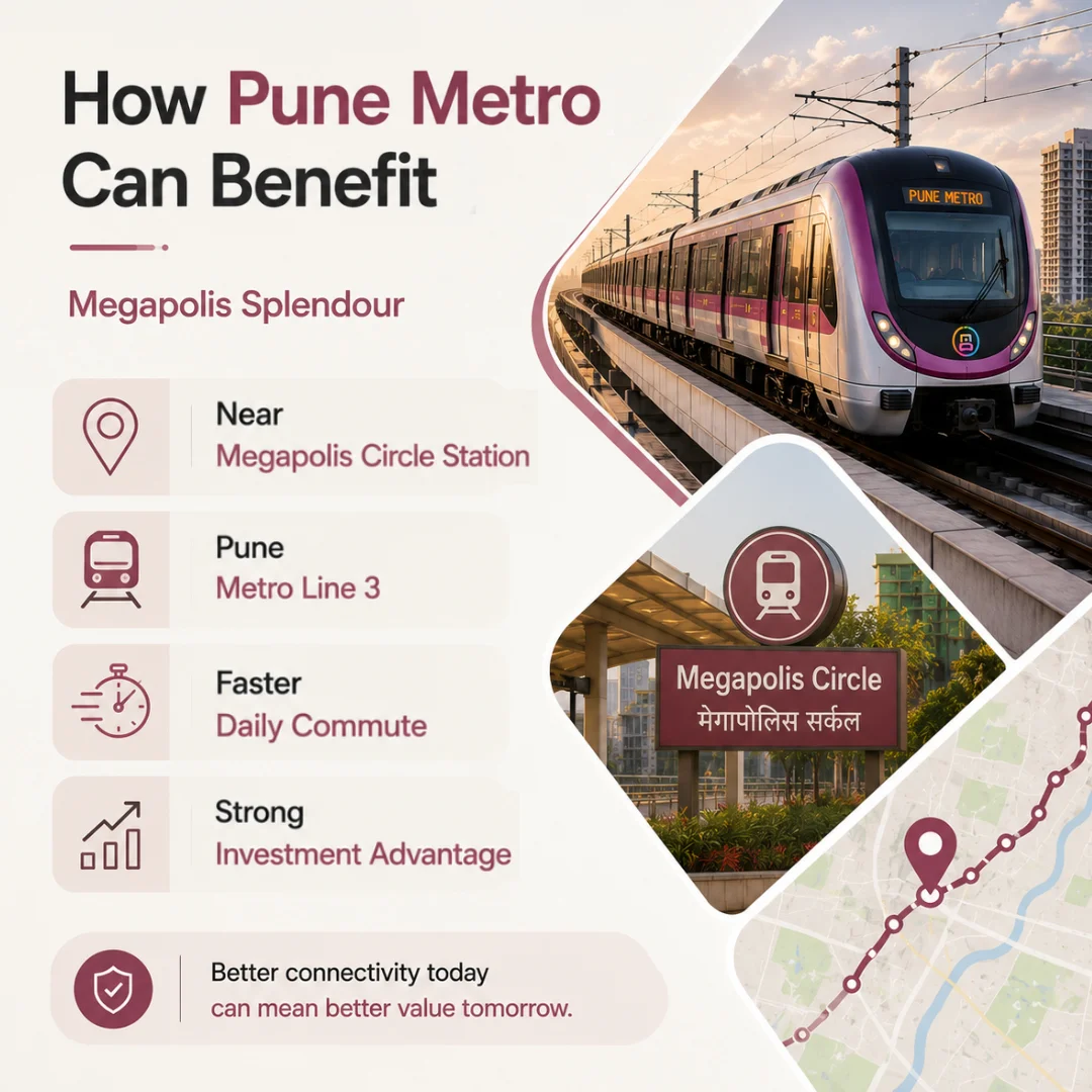 Pune Metro Line 3 & Megapolis Circle Effect