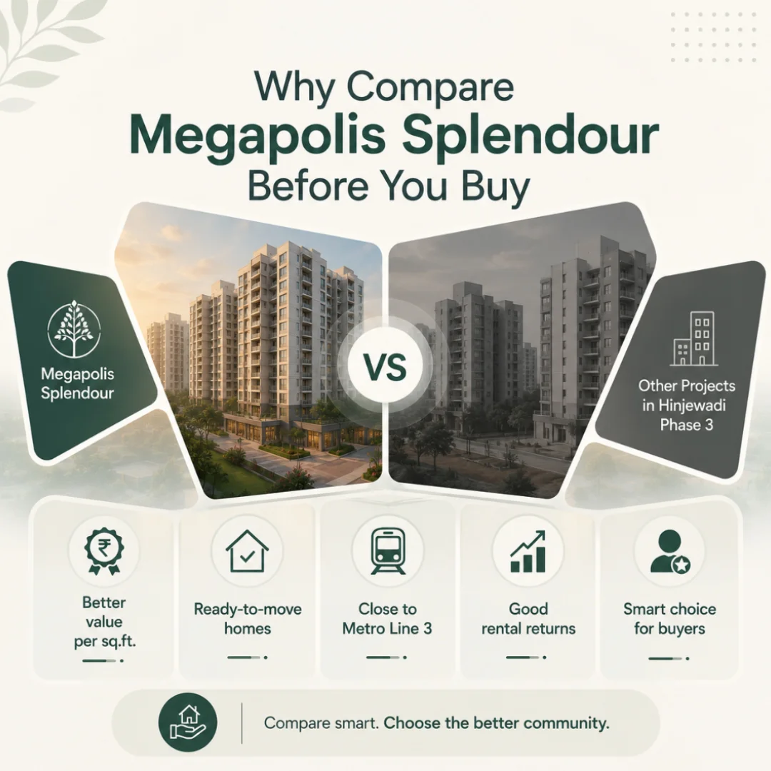 Megapolis Splendour vs Other Hinjewadi Phase 3 Projects
