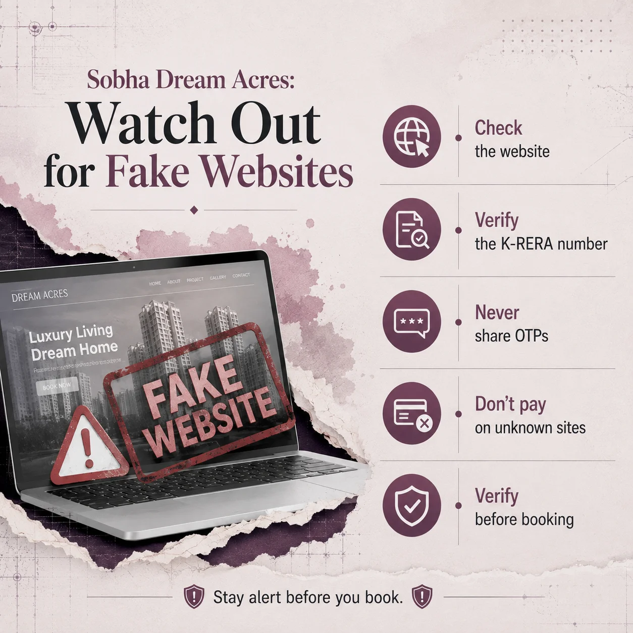 Buyer Safety Warning: Watch for Fake Dream Acres Sites