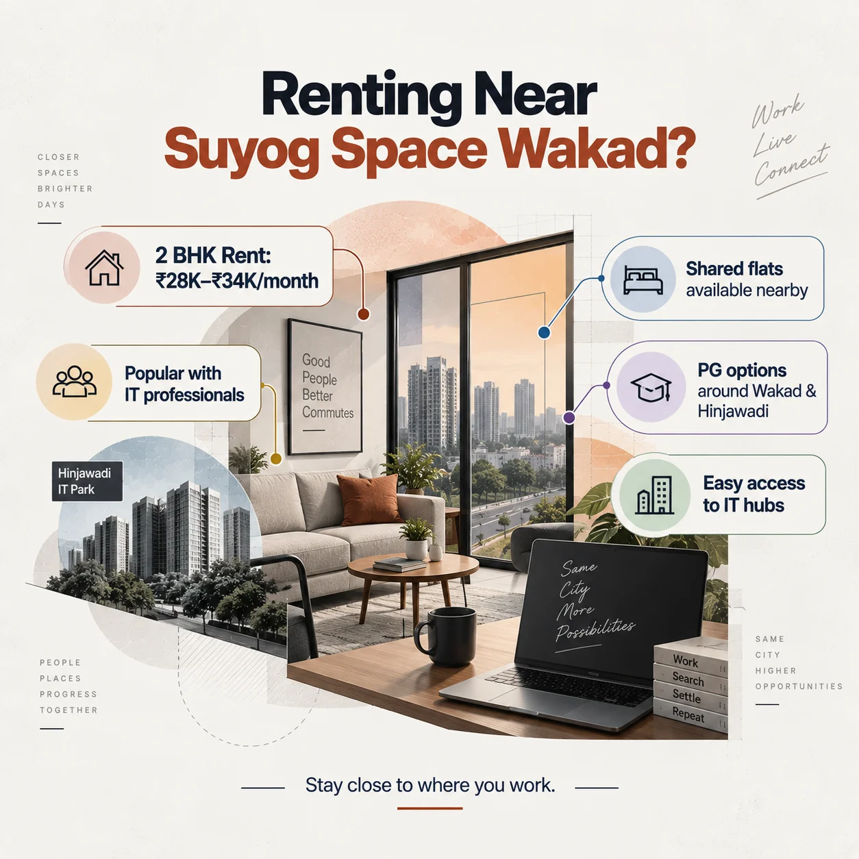 Renting, PG Options & Student Life Near Suyog Space Wakad 