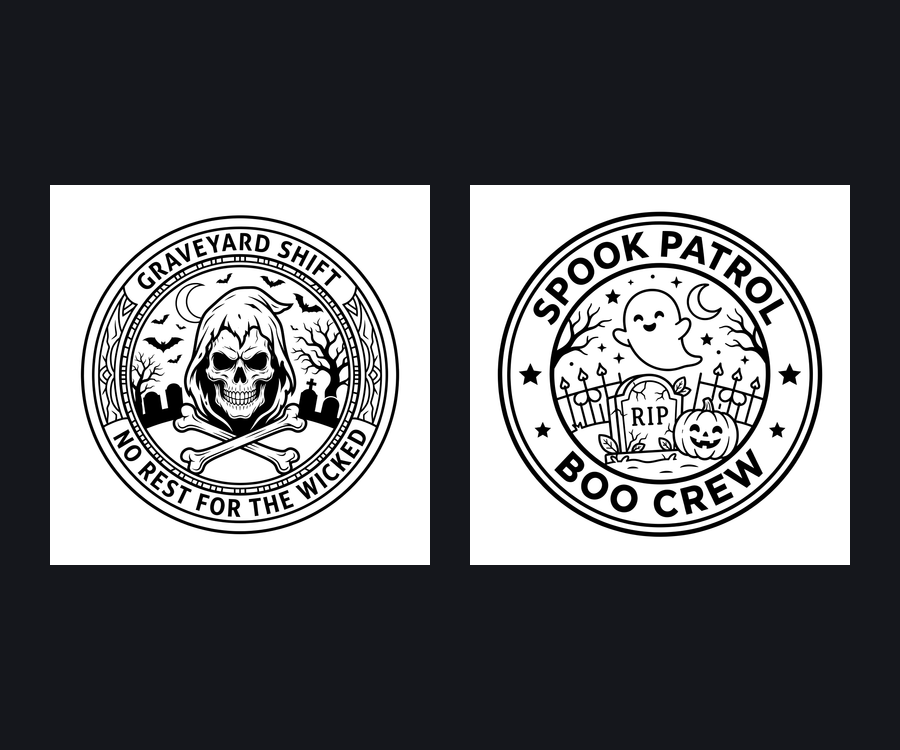 Graveyard Shift Halloween Challenge Coin preview