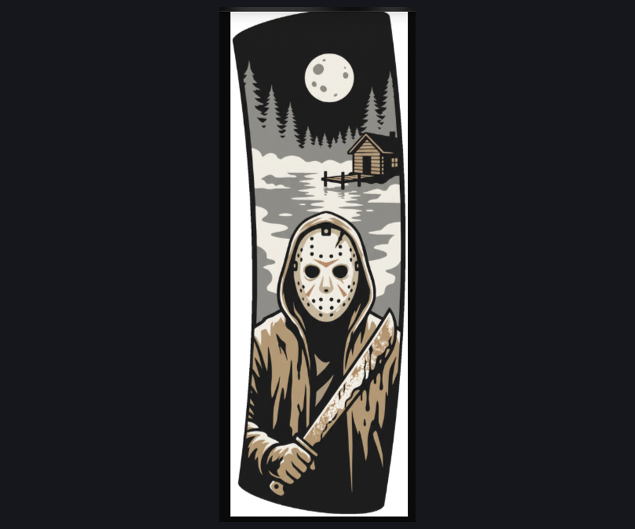 Halloween Rifle Magazine Color Art: Lake Hockey Mask (4-Tone MOPA) preview