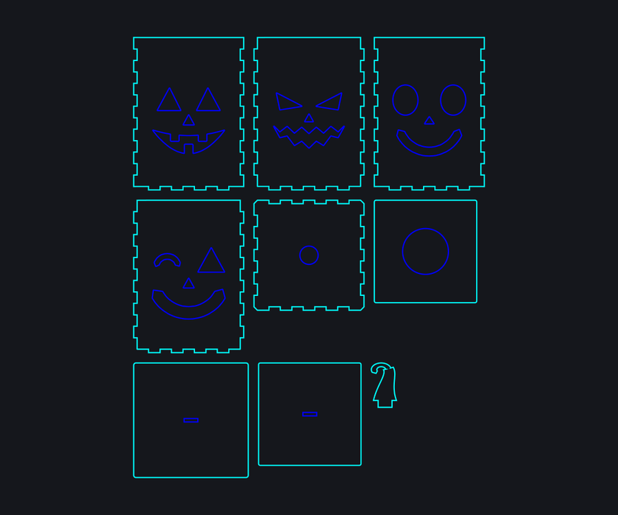 Jack-o'-Lantern Faces Lantern preview