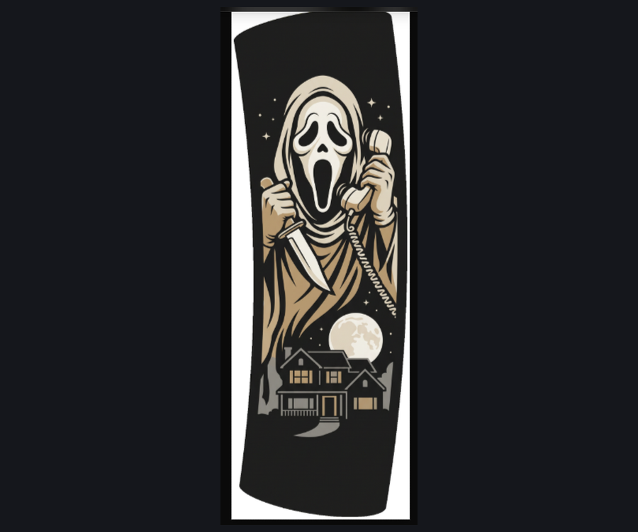 Halloween Rifle Magazine Color Art: Ghost Mask Caller (4-Tone MOPA) preview