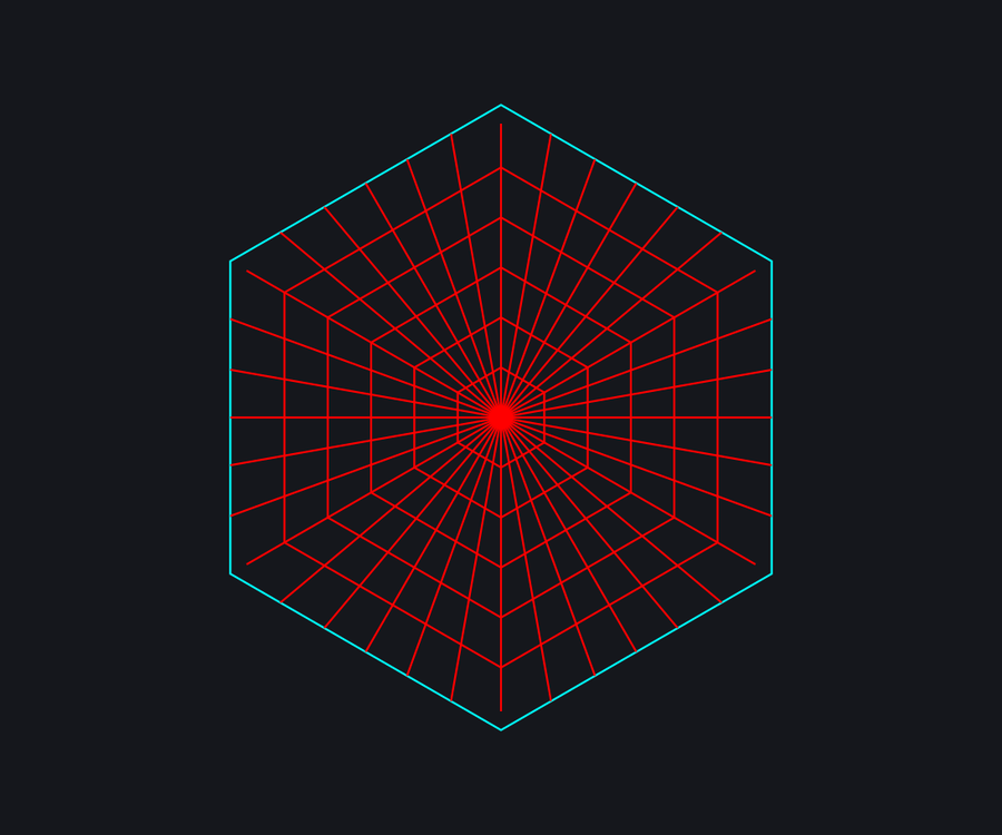 Spider Web Hexagon Coaster preview